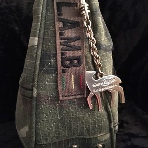 Gwen Stefani L.A.M.B. medium camo hobo bag